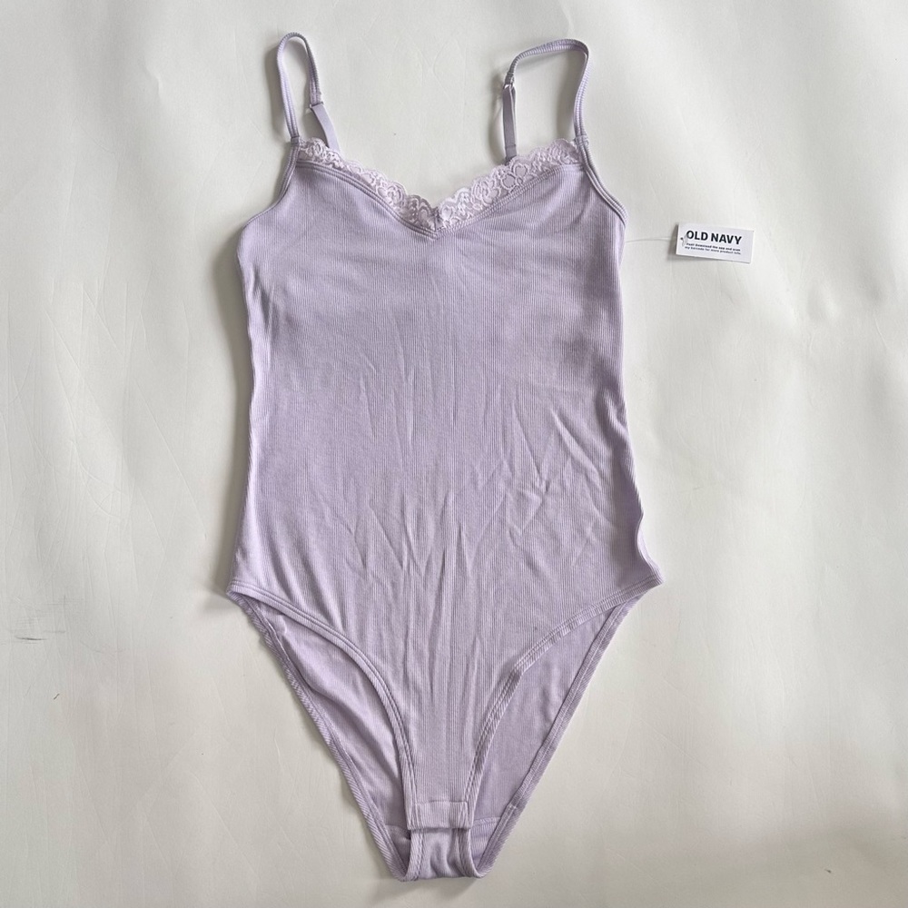 Old Navy Lace Lavender Bodysuit